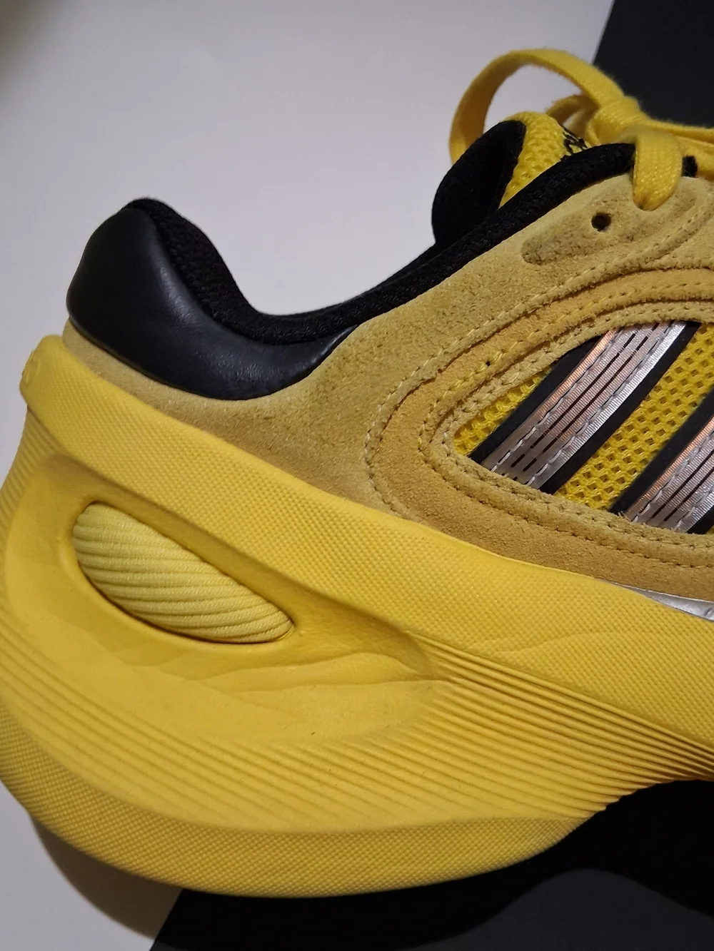 adidas Yellow and Black Men's Athletic Running Shoes